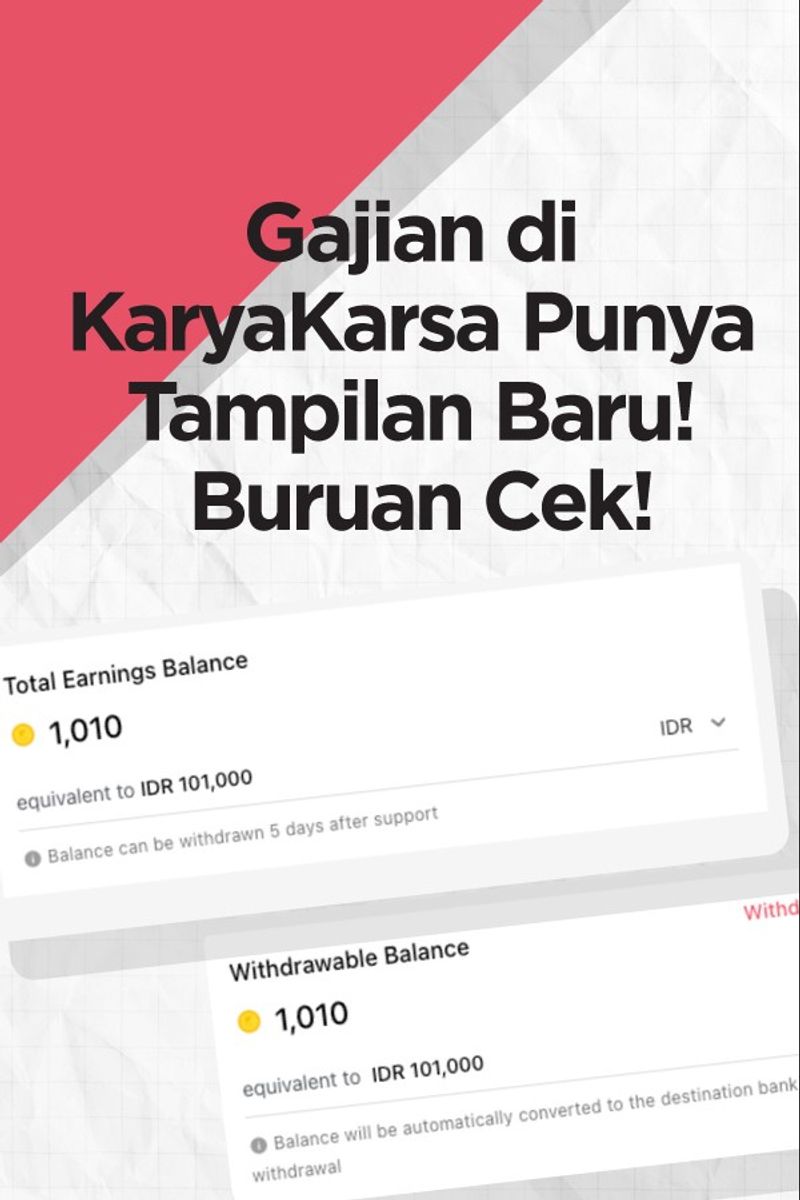 Berkarya Makin Aman dan Nyaman di Karyakarsa! · Karyakarsa